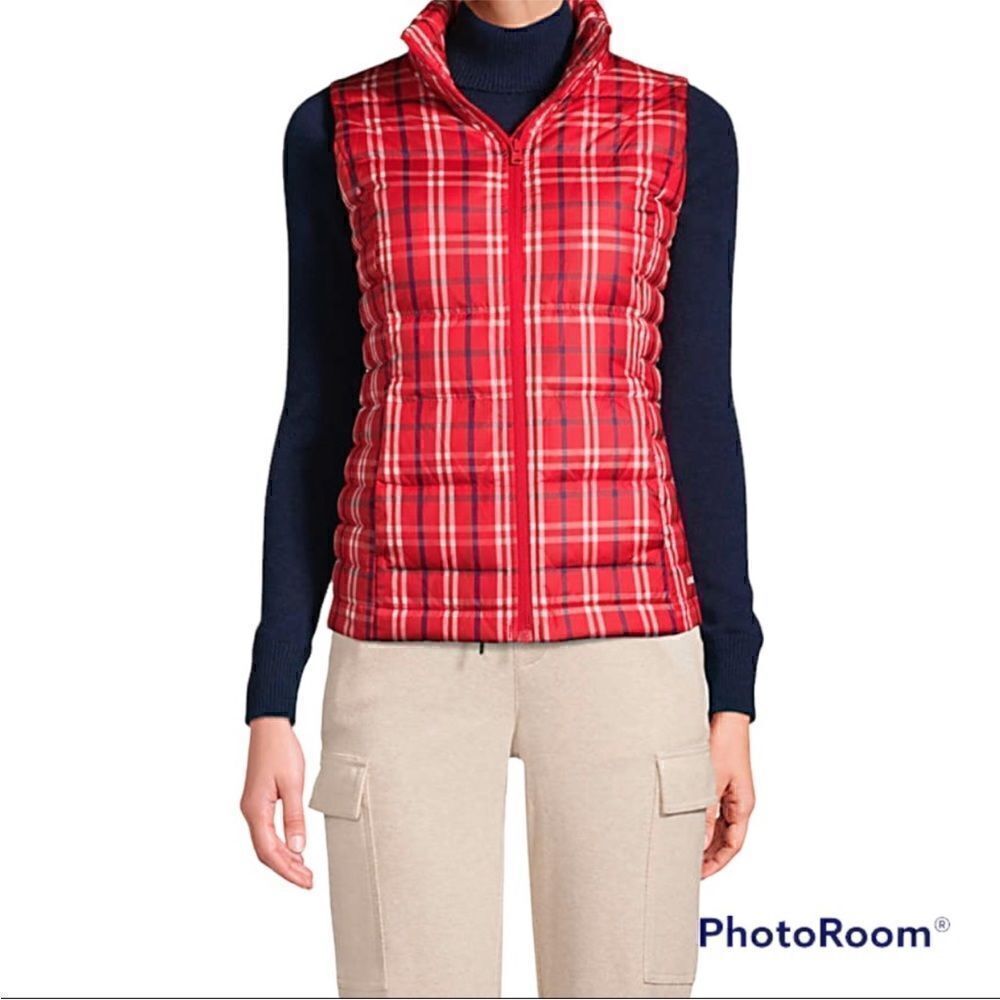 Land’s End Women 600 Down Puffer Vest Size L